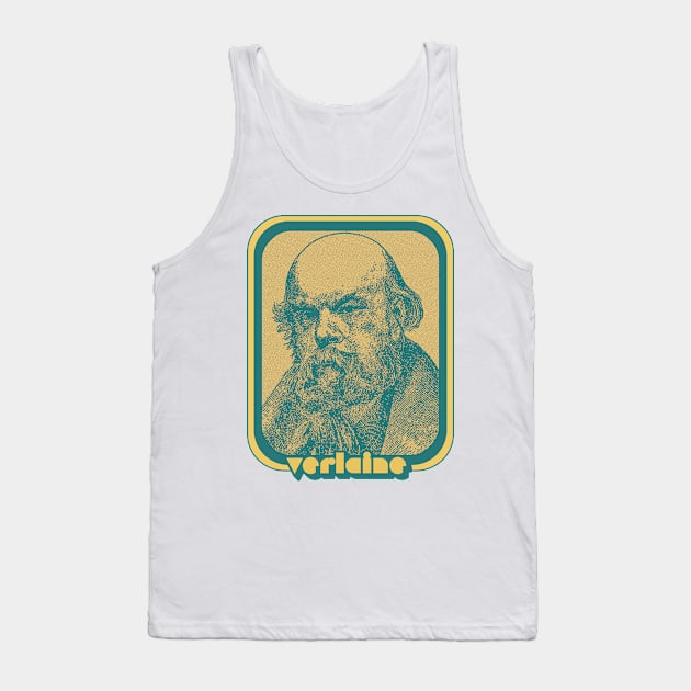 Paul Verlaine /// Retro Style Fan Aesthetic Design Tank Top by DankFutura